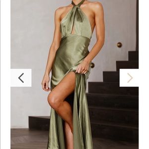 Brand New Never Worn Billy J Maxi Dress - Olive